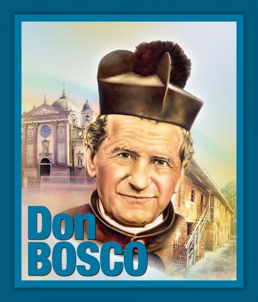 Don Bosco in watercolor