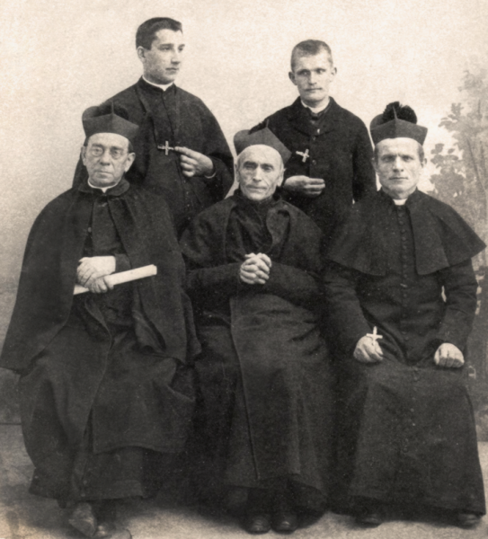 The first Salesians in the United Sates sent by Don Rua